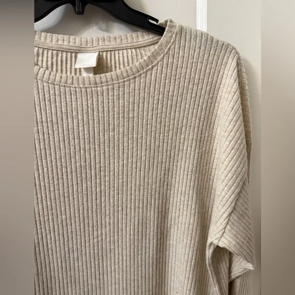 H&M Beige Ribbed Top - Picture 7 of 11